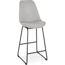 RIGO halfhoge snackkruk 48x55x109 cm Grijs
