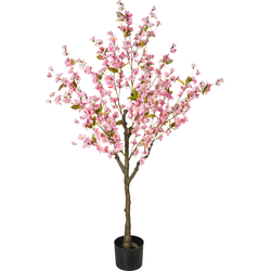 CHERRY TREE - Kunstplant - Roze - 152 cm - Synthetisch materiaal