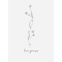 Love Grows Poster (30 x 40 cm)