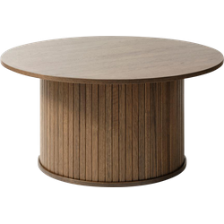 Lenn houten salontafel gerookt eiken - Ø90 cm