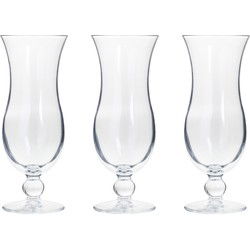 Secret de Gourmet Cocktail glazen - 12x stuks - 440 ml - 8 x 21 cm - Drinkglazen