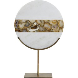 Light&living Ornament op voet 35x12x50 cm GOUYA marmer+antiek brons