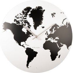 Wall Clock World Map