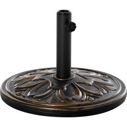 4goodz Parasolvoet 13 kg Cement - 48x34 cm parasols Ø35/Ø38/Ø48 mm