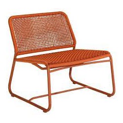 Florence lage fauteuil zonder armleuning coral - Max&Luuk