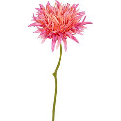 Gerbera wild l29cm roze kunstbloem Louis Maes