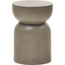 Kave Home - Garbet ronde cement bijzettafel Ø 32 cm