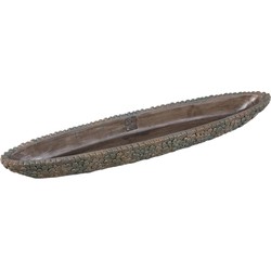 PTMD Schaal Jannicke - 75x15x6 cm - Cement - Zwart