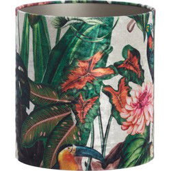 Light & Living - kap - Dahlia - groen - textiel - Ø 25cm - E27 - 2226931