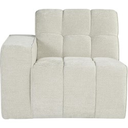 LABEL51 Bank Valentino - Naturel - Elite - 1,5-Zits Arm Links Voorstaand