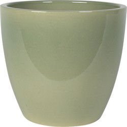 Ter Steege Bloempot - groen - Scandinavisch - keramiek - 24 x 22 cm - Plantenpotten