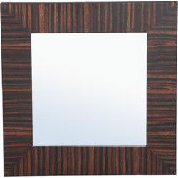 PTMD Spiegel Tiess - 59x6x59 cm - Hout - Bruin
