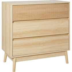 Beliani WALES - Commode-Lichte houtkleur-MDF