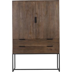 Light & Living - Kast MEAVE - 120x40x180cm - Bruin