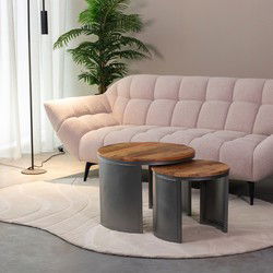 Salontafel Set Bunch 60x60x45 cm