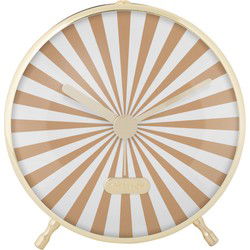 Wekker Candy Swirl - Bruin - 12.5x3.7x12.5cm