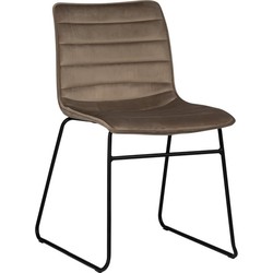 PoleWolf - Ripple chair - Velvet - Dove