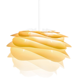 Carmina Mini hanglamp sahara geel - met koordset wit - Ø 32 cm