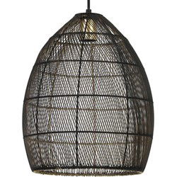 Light & Living - hanglamp - Meya - zwart - metaal - Ø 30cm - E27 - 2933512