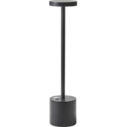 Beliani LIZANDRO - Tafellamp-Zwart-Aluminium, IJzer
