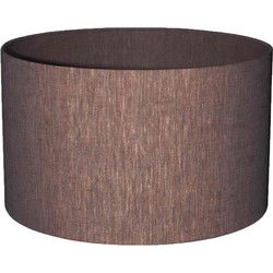 PTMD Lampenkap Rivvo - 40x40x24 cm - Katoen - Bruin