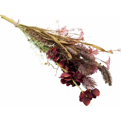 Lolaa Kunstbloemen boeket Burgundy 60cm