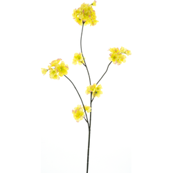 Prunus Malaga spray yellow/pink 84 cm kunstbloem