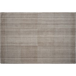 Vloerkleed Rechthoek - Taupe Wol - 160x230x2cm - Faya