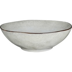 Mica Decorations Tabo Schaal - H8 x Ø24 cm - Grijs