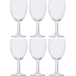 24x Wijnglas/wijnglazen Savoie voor witte wijn 240 ml - Wijnglazen