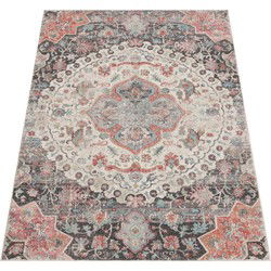 Binnen & Buitenkleed Torana - Vintage Design - Grijs - 240x330 cm
