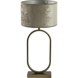 Tafellamp Jamiri/Chelsea - Ant, Brons/Zilver - Ø30x67cm