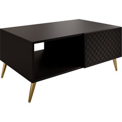 Meubella Salontafel Tadeo - Zwart - 99 cm