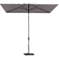 Sun square grey stokparasol 250 x 125 cm zonwering