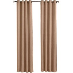 Larson - Luxe hotel blackout gordijn - met ringen - 1.5m x 2.5m - Donker taupe