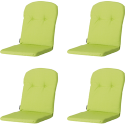 Madison -  Kuipstoelkussen Hoge Rug Panama lime - Ca. 96x45 cm - Set van 4