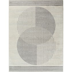 Modern Scandinavisch Tapijt ENSO2 - Beige/Grijs - 120x170 cm