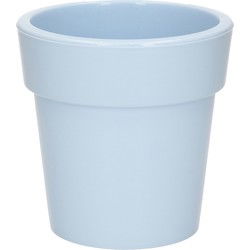 Hega Hogar Plantenpot - lichtblauw - kunststof - 25 x 25 cm - Plantenpotten