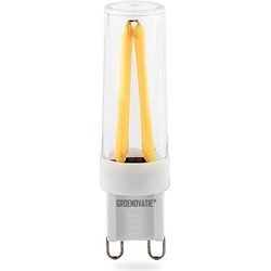 Groenovatie G9 LED Filament Lamp 3W Warm Wit Dimbaar