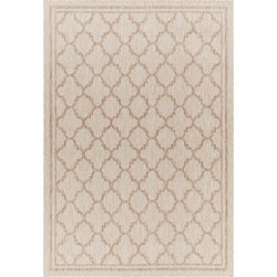  Buitenkleed - Balkon, Terras, Keuken - Jute-Look Tapijt MAYA - Beige/Ivoor - 160x213 cm 