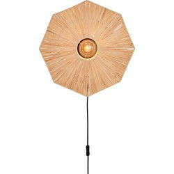 Wandlamp Panama - Naturel - 45x7x45cm