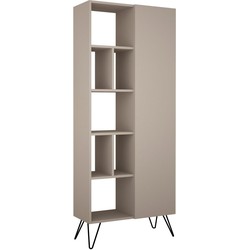 Etagère 11 planken en 1 deur H190 cm - Jedda