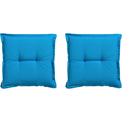 Madison Zitkussen -  Panama Aqua  -  50x50  -  Blauw  -  2 Stuks