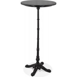DOMY ronde hoge tafel 60x60x1126 cm Zwart