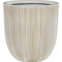 CHIOS - Bloempot - Wit - 37 cm - Polyresin