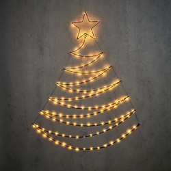 Luca Lighting Kerstboom 140LED Kerstverlichting - 117x150 cm - Warmwit