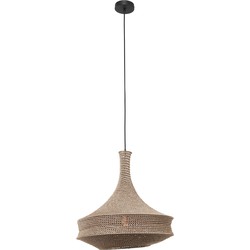 Anne Lighting hanglamp Marrakesch - crème - stof - 50 cm - E27 fitting - 3395CR