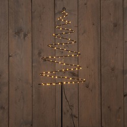 B.O.T. Outdoor Black Tree On Stick 33X103 cm88 Led Classic