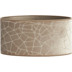 Light&living A - Kap ovaal recht smal 38-17,5-19 cm KASSEI beige