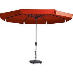 Madison - Parasol Syros - Rond - 350cm - Rood